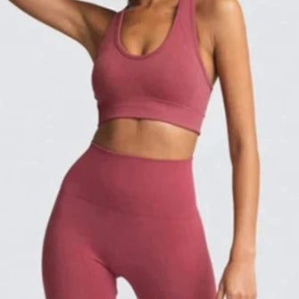 Icon Seamles Women's Two Piece Activewear Set with Bra Top | Various