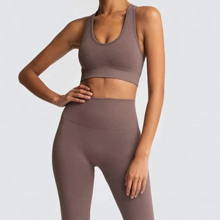 Icon Seamles Women's Two Piece Activewear Set with Bra Top | Various