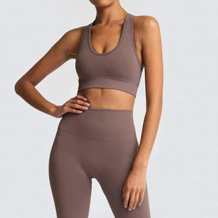 Icon Seamles Women's Two Piece Activewear Set with Bra Top | Various