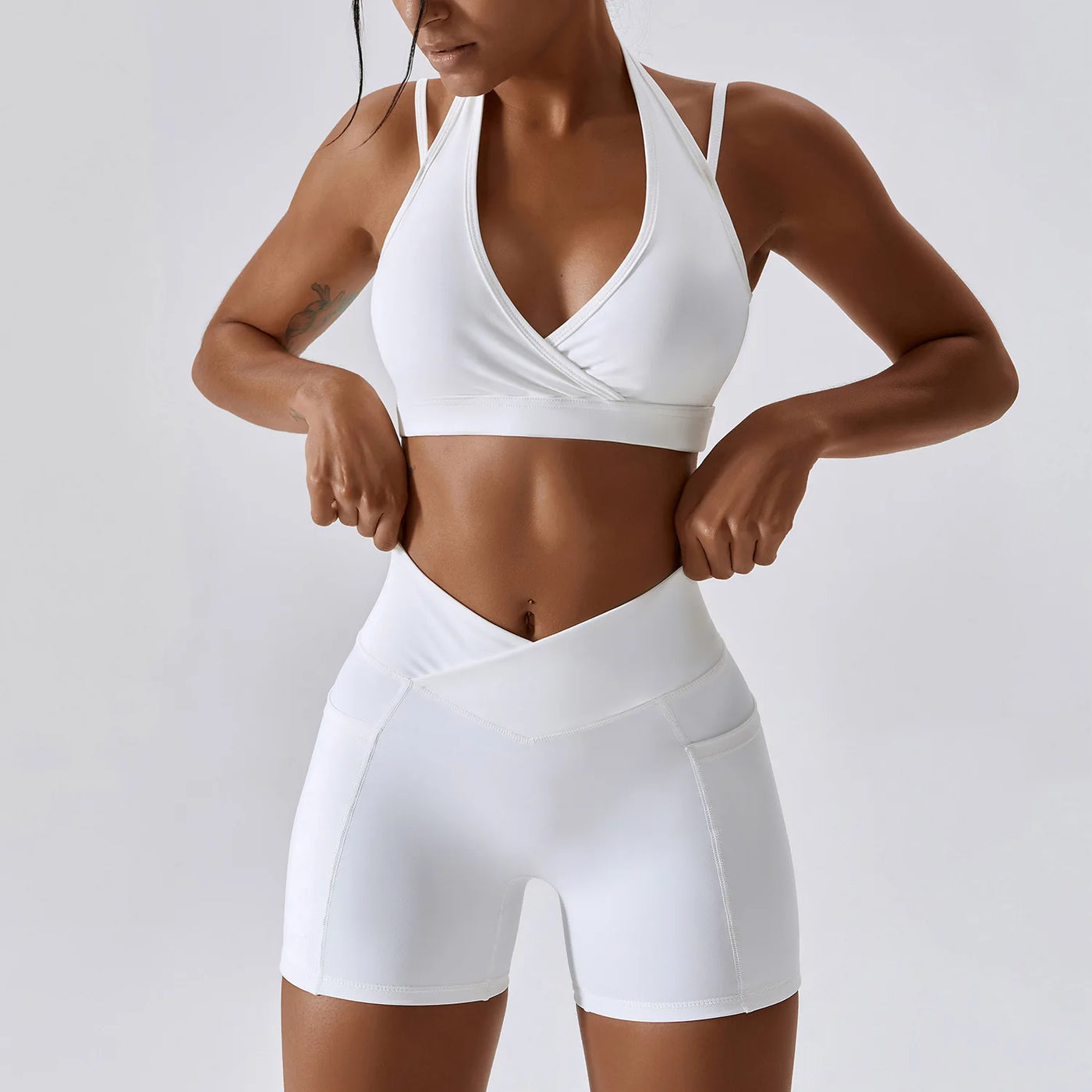 Sorrento Two Piece Seamless Workout Set with Sports Bra | Various