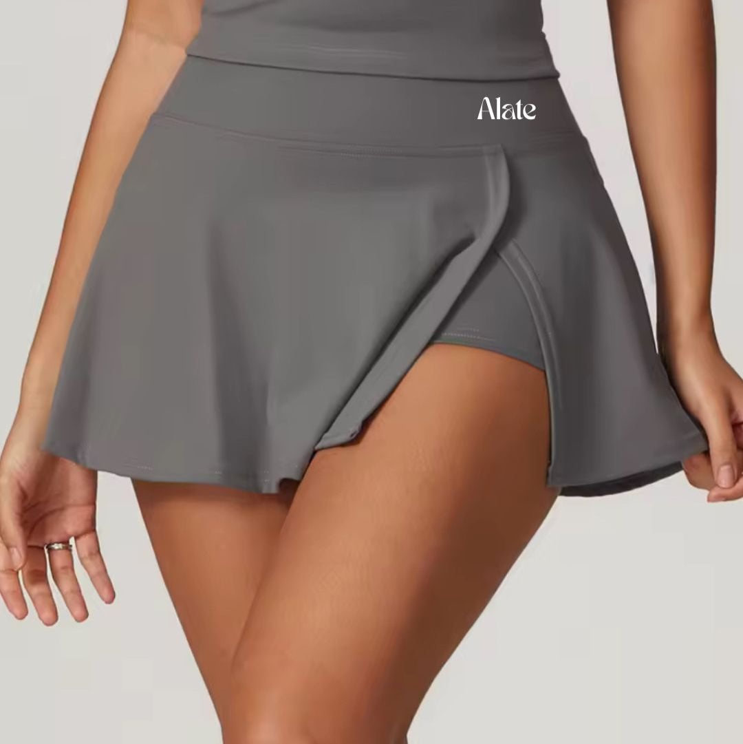 Alate Tennis Activewear Skort | Grey
