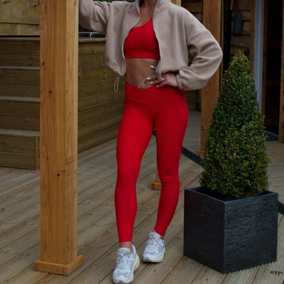 Jura Two Piece Women's Activewear Set with One Shoulder Bra Top | Various