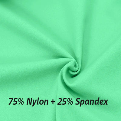 Women's Cross Back Green Sports Bra featuring a halter neck and twist detail to the front. 