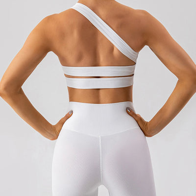 Jura Two Piece Women's Activewear Set with One Shoulder Bra Top | Various