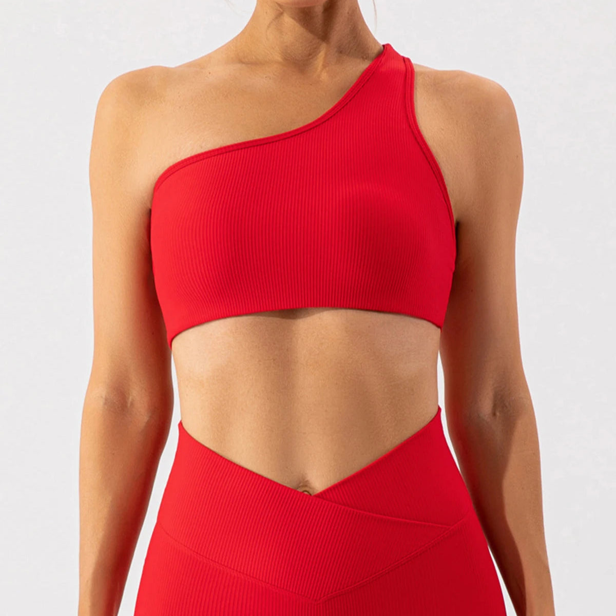 Jura Two Piece Women's Activewear Set with One Shoulder Bra Top | Various