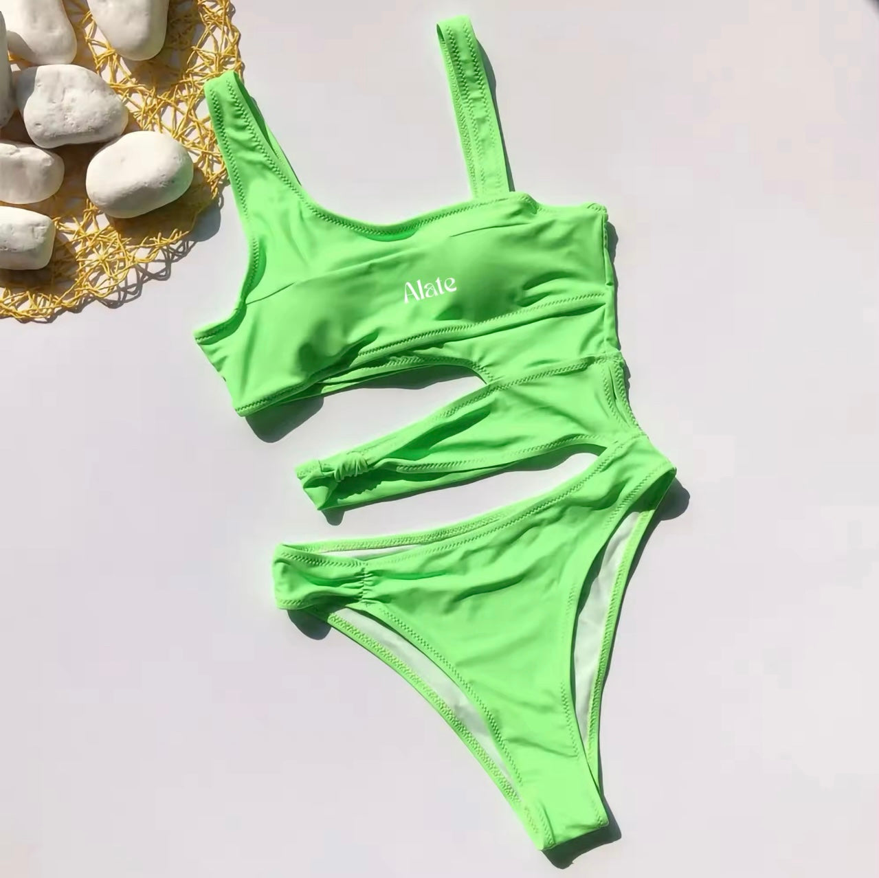 Alate Swim Women's Cut Out One Piece Swimsuit | Various