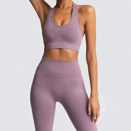 Icon Seamles Women's Two Piece Activewear Set with Bra Top | Various